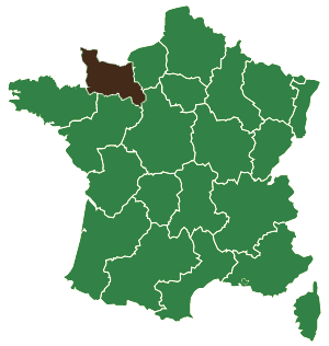 Carte des régions de France