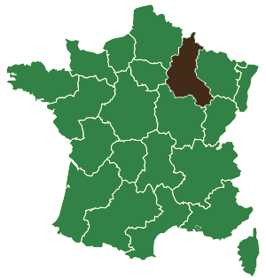 Carte des régions de France