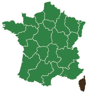 Carte des régions de France