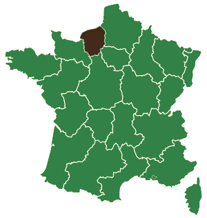 Carte des régions de France