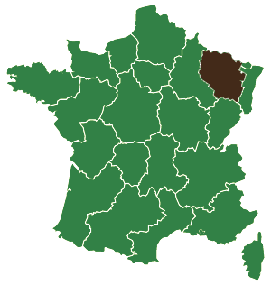 Carte des régions de France