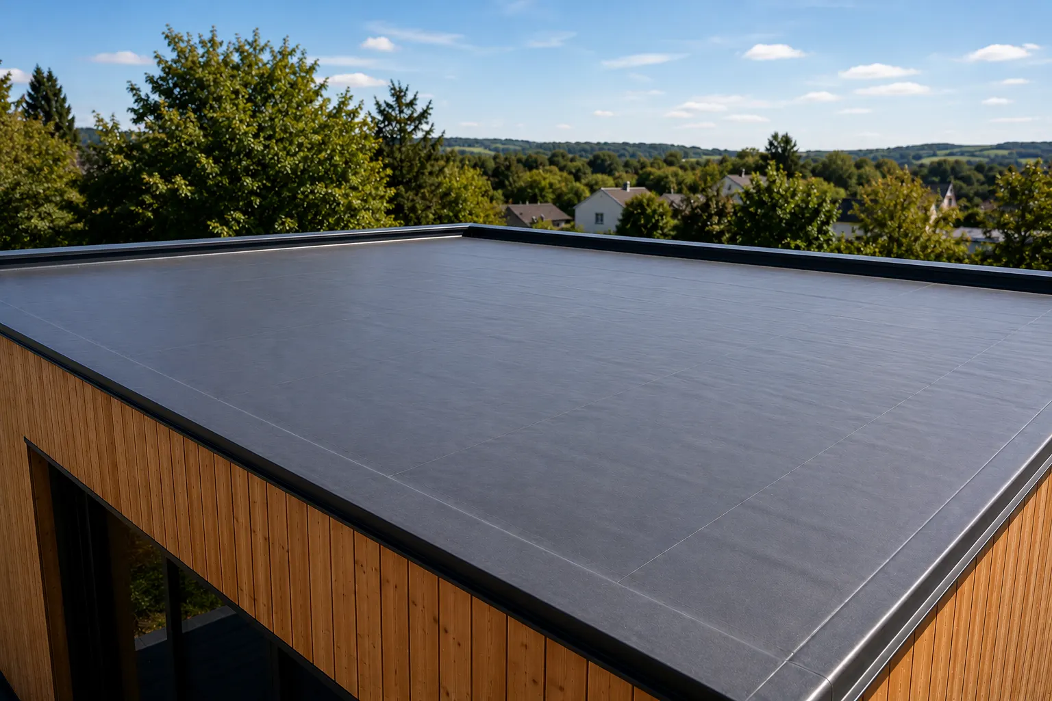 toiture terrasse membrane PVC